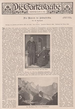 Orig. Holzstich: Die Gartenlaube. Sonderbeilage zu Nr. 51, 1899. 4 Seiten mit 7 Stichen.
