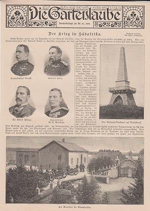 Orig. Holzstich: Die Gartenlaube. Sonderbeilage zu Nr. 52, 1899. 2 Seiten mit 7 Stichen.