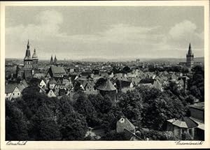 Bild des Verkufers fr Ansichtskarte / Postkarte Osnabrck in Niedersachsen, Gesamtansicht, Blick ber die Dcher der Stadt zum Verkauf von akpool GmbH