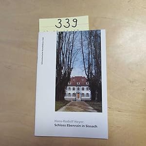 Bild des Verkufers fr Schloss Ebenrain in Sissach (Schweizerische Kunstfhrer GSK, Serie 52, Nr. 513) zum Verkauf von Bookstore-Online