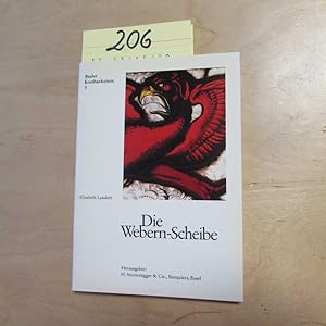 Bild des Verkufers fr Die Webern-Scheibe (Basler Kostbarkeiten Nr. 3) zum Verkauf von Bookstore-Online