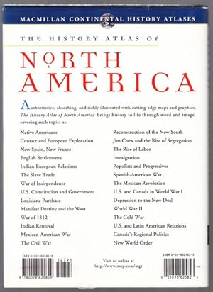 Seller image for THE HISTORY ATLAS OF NORTH AMERICA: From First Footfall to New World Order (Macmillan Continental History Atlases). for sale by ABLEBOOKS