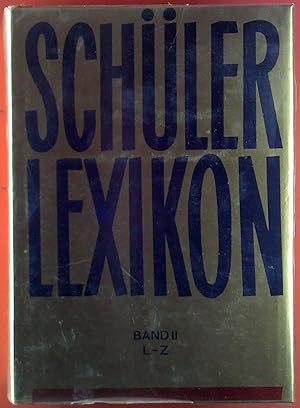 Seller image for Schlerlexikon. BAND II: L-Z for sale by biblion2