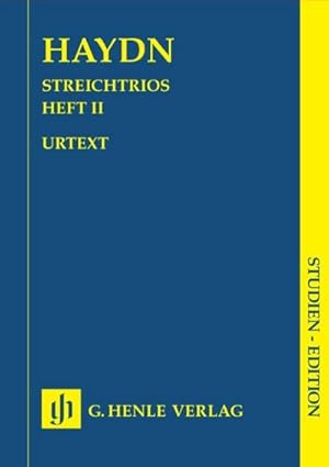 Immagine del venditore per Joseph Haydn - Streichtrios, Heft II : Besetzung: Streichduos und -trios. Studienpartitur. Urtext venduto da AHA-BUCH GmbH