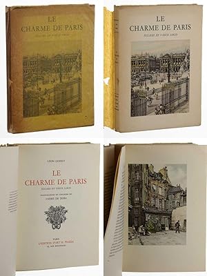 Seller image for Le charme de Paris. glises et vieux logis. Illustrations en couleurs d' Andr de Doba. for sale by Antiquariat Lehmann-Dronke