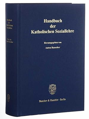 Image du vendeur pour Handbuch der Katholischen Soziallehre. mis en vente par Antiquariat Lehmann-Dronke