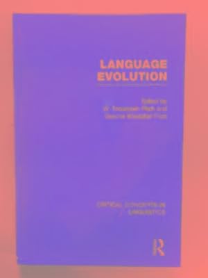 Bild des Verkufers fr Language evolution: critical concepts in linguistics, Volume IV: The modern era: Darwin meets Chomsky zum Verkauf von Cotswold Internet Books