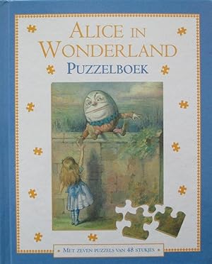 Alice in wonderland Puzzel boek Met zeven puzzels van 48 stukjes