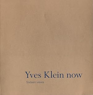 Image du vendeur pour Yves Klein Now: Sixteen Views mis en vente par Paul Brown