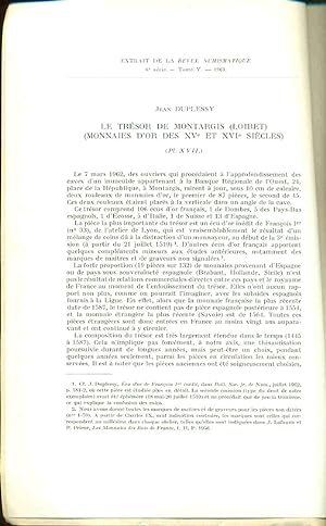 Seller image for Le trsor de Montargis (Loiret) (monnaies d'or des XVe et XVIe sicles ) pl. XVII for sale by dansmongarage
