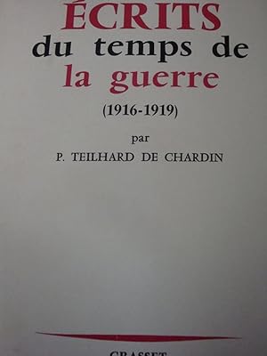 Image du vendeur pour Ecrits du temps de la guerre (1916-1919) in-8,couverture remplie,446 pages mis en vente par LIBRAIRIE EXPRESSIONS