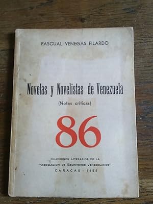 Immagine del venditore per NOVELAS Y NOVELISTAS DE VENEZUELA (Notas crticas) venduto da Librera Pramo