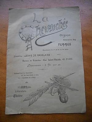 Bild des Verkufers fr La chevauchee - Organe litteraire des femmes - Pemiere annee n.2 du 15 octobre 1930 zum Verkauf von Frederic Delbos