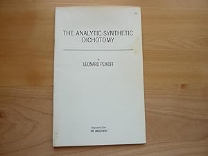 The Analytic-Synthetic Dichotomy