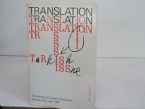 Seller image for Translation the Journal of Literary Translation Volume XIX for sale by Gene The Book Peddler