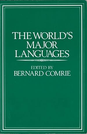 Immagine del venditore per The World's Major Languages venduto da Americana Books, ABAA