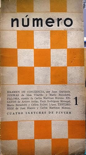 Número. Segunda Epoca. Año I.-N°1. Montevideo, abril-junio 1963. Cuatro sketches de Pinter
