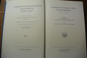 Image du vendeur pour Andreae sunonis filii hexaemeron. Post M. Cl. Gertz. (= Corpus philosophorum Danicorum medii aevi. Vol. 11.1) mis en vente par Antiquariat Bookfarm