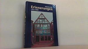 Seller image for Erinnerungen. 1931 - 2000. for sale by Antiquariat Uwe Berg