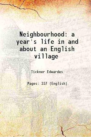 Seller image for Neighbourhood: a year's life in and about an English village for sale by Gyan Books Pvt. Ltd.