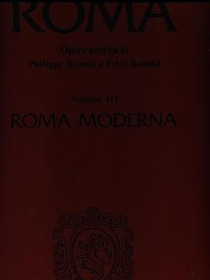 Bild des Verkufers fr Roma vol. III: Roma moderna zum Verkauf von Librodifaccia