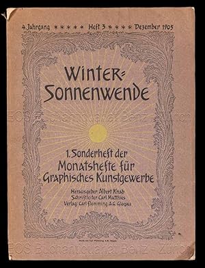 Winter-Sonnenwende. 1. Sonderheft der Monatshefte für Graphisches Kunstgewerbe.