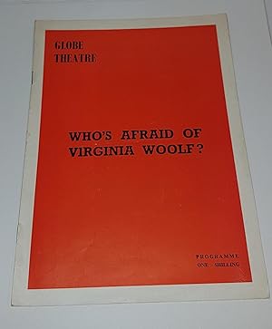 Immagine del venditore per Who's Afraid of Virginia Woolf? - Globe Theatre Programme - Monday 20th July, 1964 venduto da CURIO