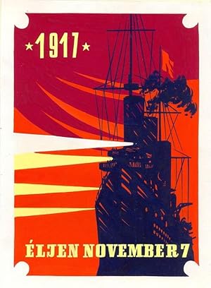 Image du vendeur pour 1917 - Long Live November 7 mis en vente par Budapest Poster Gallery