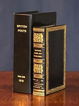 The British Poets: Select Work of the Minor British Poets. Vols. LXI, LXII. [Fore-edge Painting]