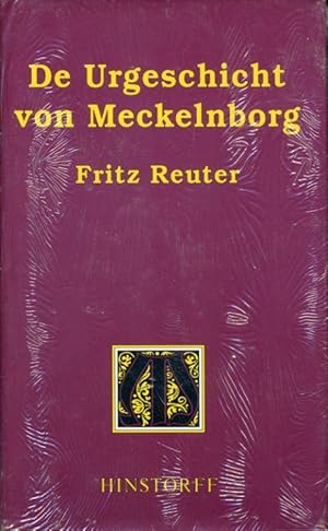 Bild des Verkufers fr De Urgeschicht von Meckelnborg. zum Verkauf von Antiquariat Liberarius - Frank Wechsler