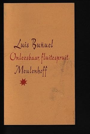 Bild des Verkufers fr Onleesbaar, fluitespruit. . zum Verkauf von Antiquariat Bookfarm