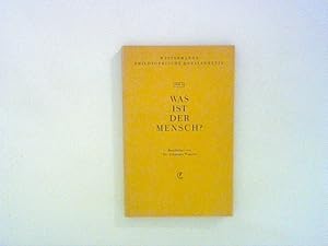 Imagen del vendedor de Westermanns philosophische Quellenhefte. Heft 2: "Was ist der Mensch?" a la venta por ANTIQUARIAT FRDEBUCH Inh.Michael Simon