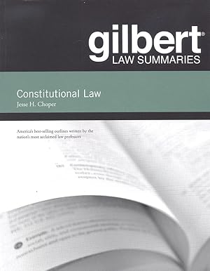 Immagine del venditore per Gilbert Law Summaries: Constitutional Law venduto da BarristerBooks