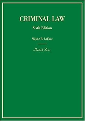 Immagine del venditore per Hornbook on Criminal Law (Hornbook Series) venduto da BarristerBooks