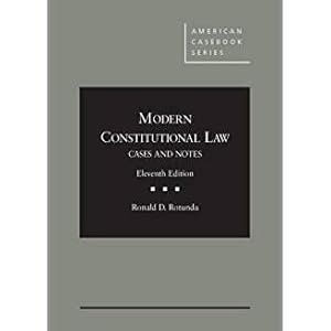 Imagen del vendedor de Modern Constitutional Law: Cases, Notes, and Questions (American Casebook Series) a la venta por BarristerBooks