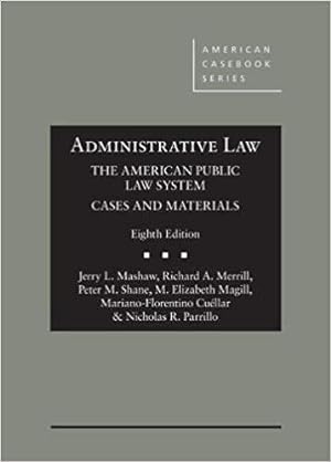 Immagine del venditore per Administrative Law, The American Public Law System, Cases and Materials (American Casebook Series) venduto da BarristerBooks