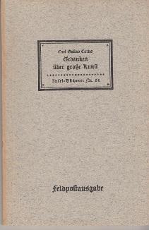 Seller image for Gedanken ber die groe Kunst. for sale by Buchversand Joachim Neumann