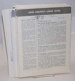 Immagine del venditore per John Herling's Labor Letter [36 issues] venduto da Bolerium Books Inc.