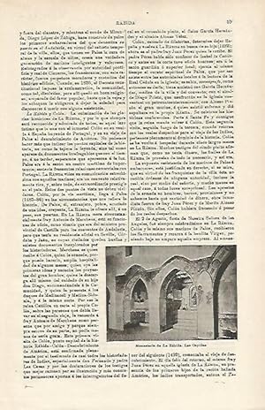 Seller image for LAMINA ESPASA 15878: Capillas del monasterio de La Rabida Huelva for sale by EL BOLETIN