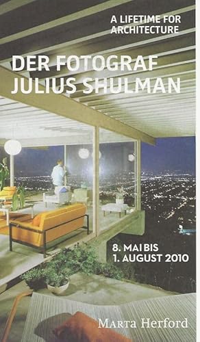 Bild des Verkufers fr Der Fotograf Julius Shulman. A Lifetime for Architecture (announcement) zum Verkauf von The land of Nod - art & books