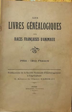 Travaux du Congrès des livres généalogiques des races françaises d'animaux