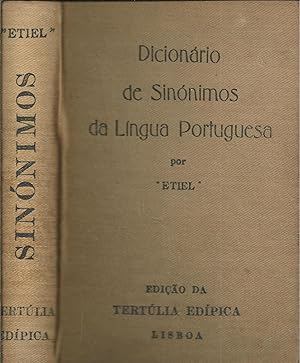 DICIONÁRIO DE SINÓNIMOS DA LÍNGUA PORTUGUESA