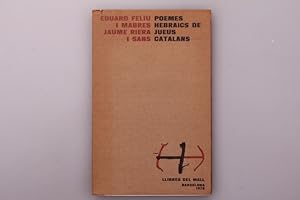 Imagen del vendedor de POEMES HEBRAICS DE JUEUS CATALANS. a la venta por INFINIBU KG