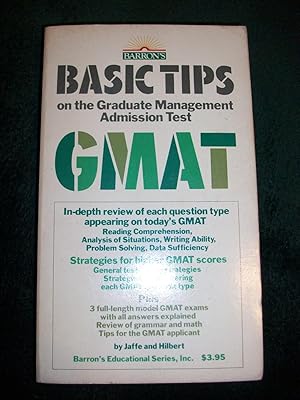 Bild des Verkufers fr Basic Tips on the Graduate Management Admission Test zum Verkauf von Lowest Priced Quality Rare Books