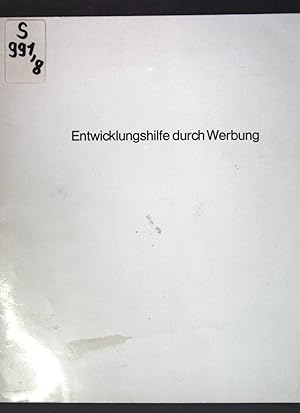 Bild des Verkufers fr Entwicklungshilfe durch Werbung; troost-Schriftenreihe, Heft 20; zum Verkauf von books4less (Versandantiquariat Petra Gros GmbH & Co. KG)