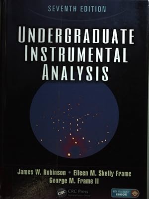 Image du vendeur pour Undergraduate Instrumental Analysis. mis en vente par books4less (Versandantiquariat Petra Gros GmbH & Co. KG)