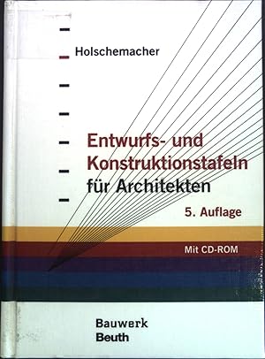 Seller image for Entwurfs- und Konstruktionstafeln fr Architekten : mit CD-ROM. for sale by books4less (Versandantiquariat Petra Gros GmbH & Co. KG)