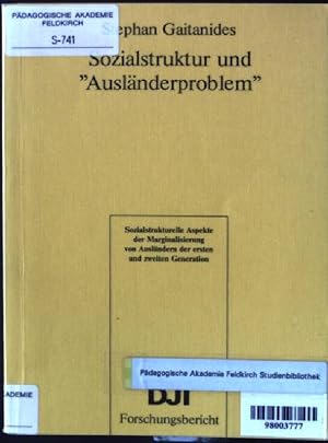 Sozialstruktur und "Ausländerproblem" : sozialstrukturelle Aspekte d. Marginalisierung von Auslän...