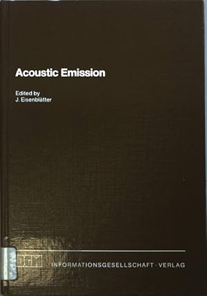 Image du vendeur pour Acoustic Emission. mis en vente par books4less (Versandantiquariat Petra Gros GmbH & Co. KG)