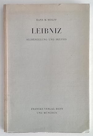 Bild des Verkufers fr Leibniz. Allbeseelung und Skepsis. zum Verkauf von Antiquariat Buecher-Boerse.com - Ulrich Maier